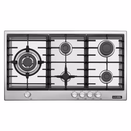اجاق گاز صفحه ای ایلیا استیل مدل S505