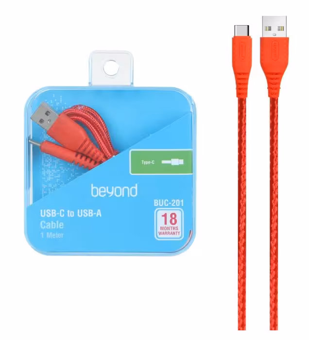 کابل شارژ تایپ سی بیاند مدل Buc-201