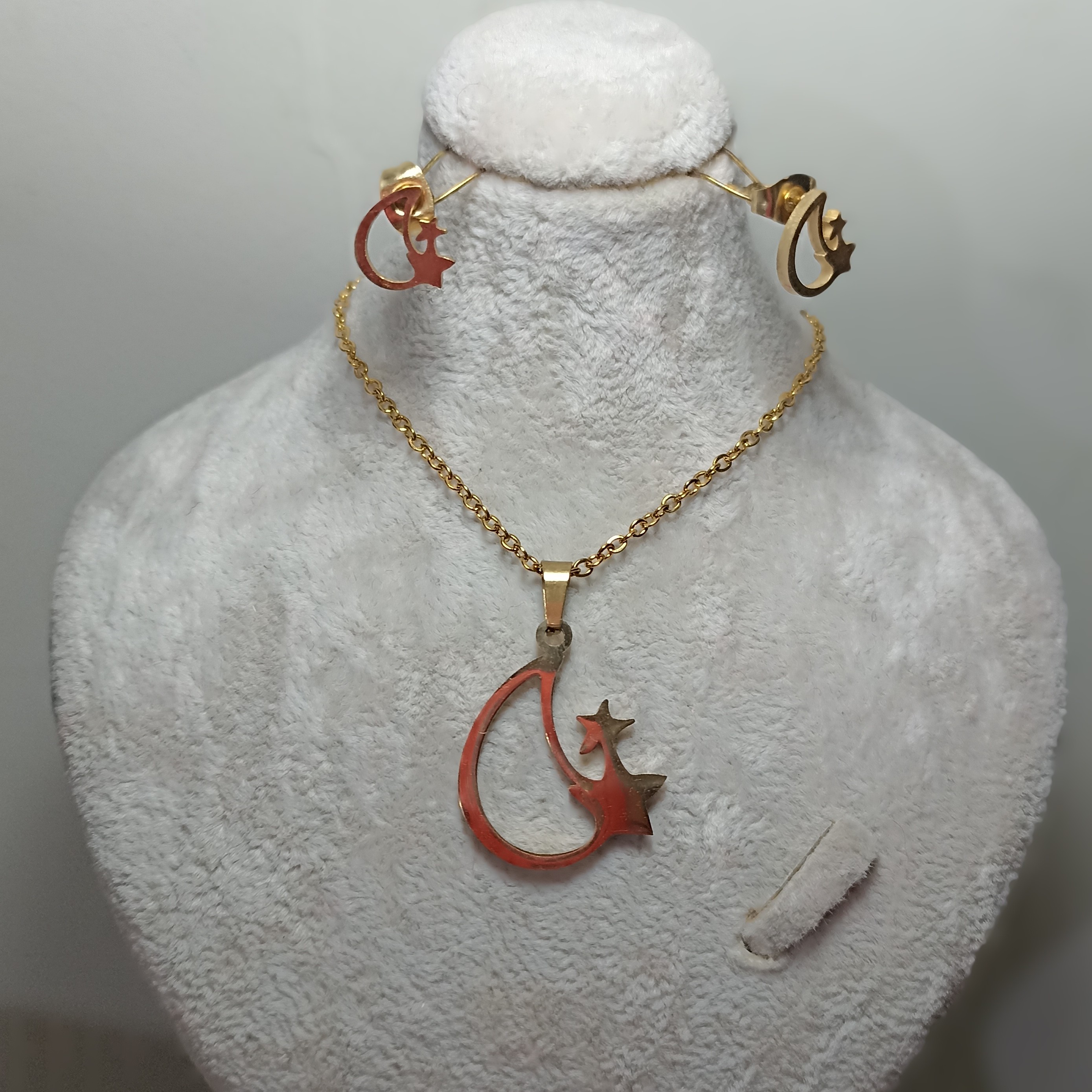 نیم ست طرح ماه ستاره
