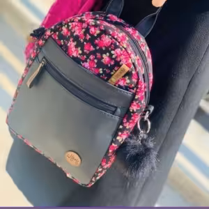 کوله پشتی چرم و پارچه