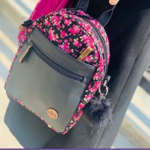 کوله پشتی چرم و پارچه
