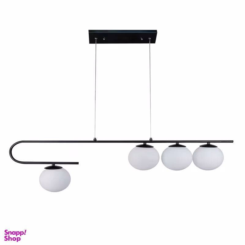 لوستر 4 شعله چشمه نور کد A1222/4-WT