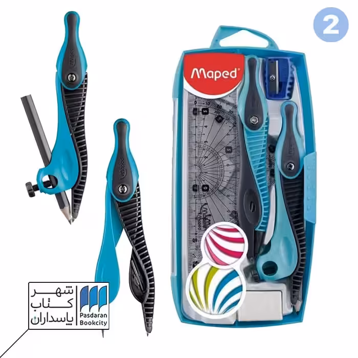 پرگار گرافیک 360 درجه 9 تیکه مپد