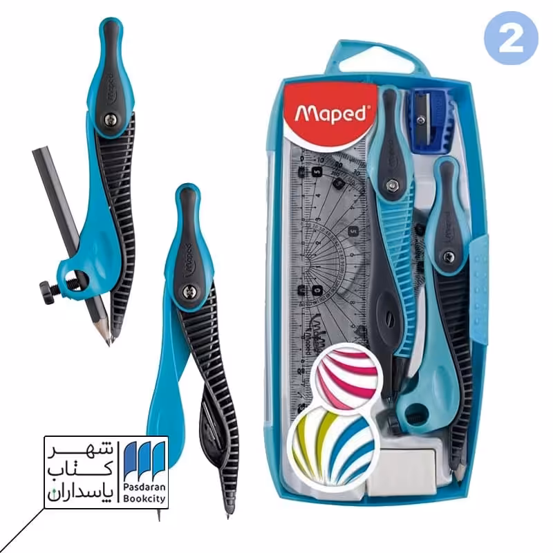 پرگار گرافیک 360 درجه 9 تیکه مپد