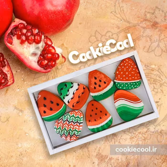 پک کوکی تخم مرغی شب چله کوکیکول (بسته 8 عددی)