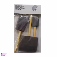 ابزار سفالگری به گز مدل تامپون سر تخت مجموعه 3 عددی