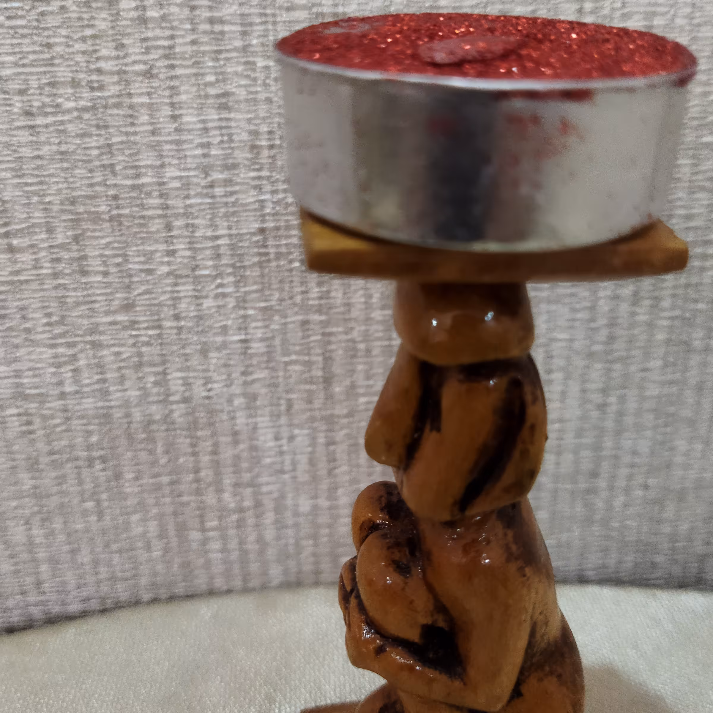 جا شعمی ادمک چوبی کاملا دست ساز 