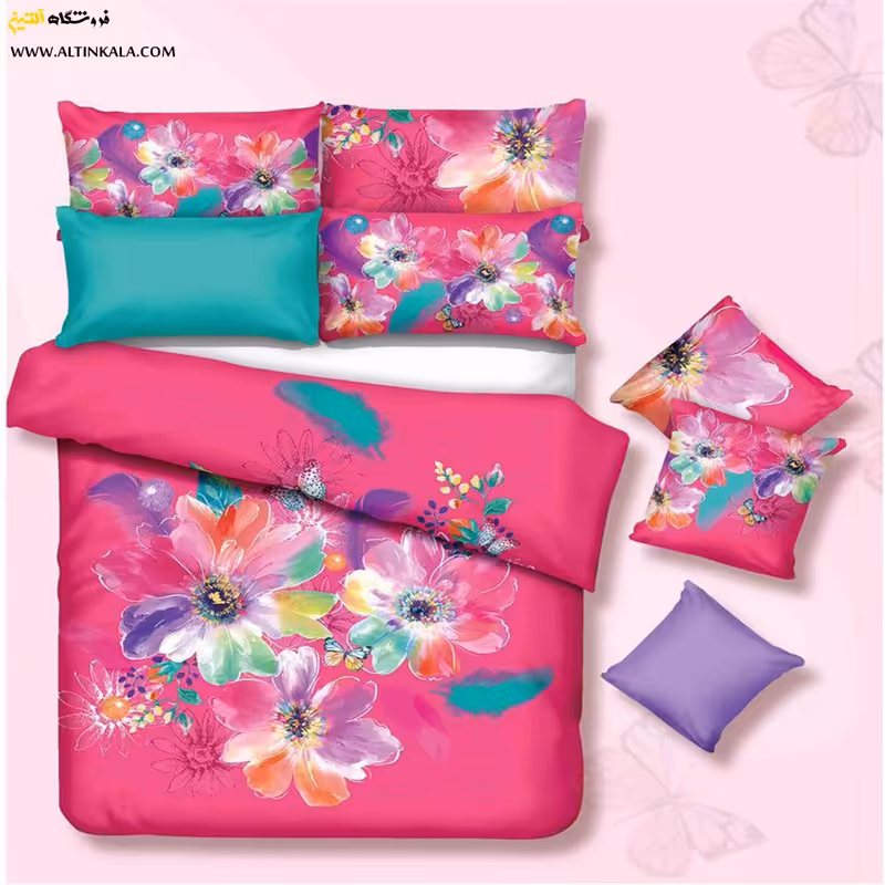 روتختی دونفره تمام پنبه ترک 11 تکه تانیش کد 751