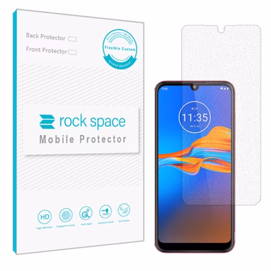 گلس نانو گیمینگ مخصوص گوشی موتورولا E6 Plus برند راک اسپیس 