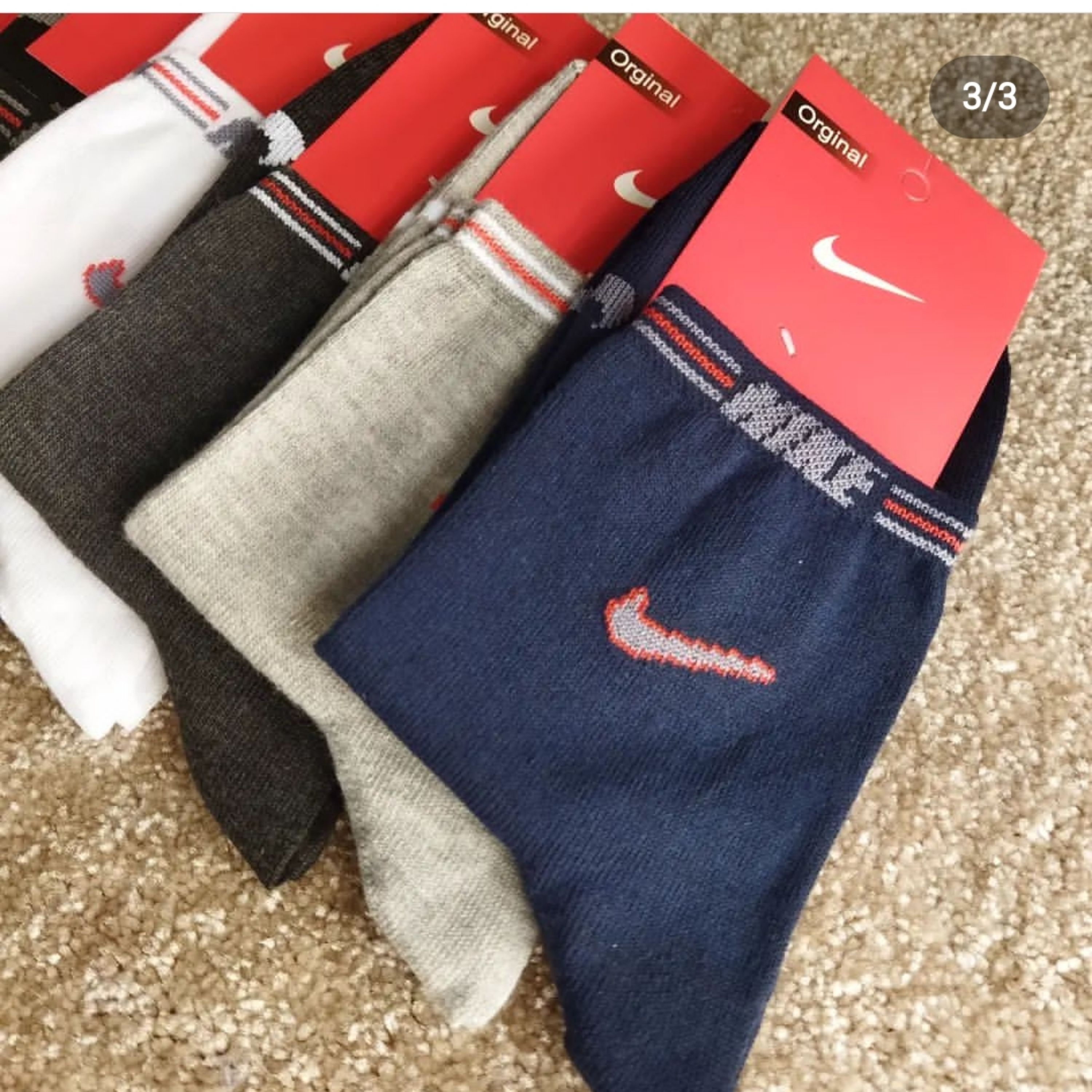 جوراب اسپرت نیم ساق طرح نایک سایز 38 تا44