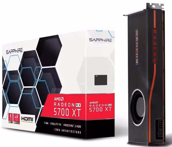 کارت گرافیک سافایر  مدل Radeon RX 5700 XT با حافظه 8 گیگابایت