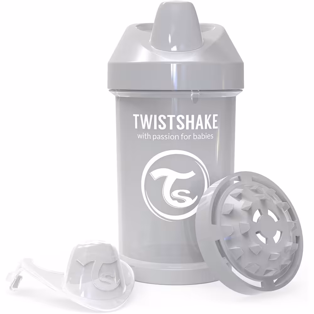 لیوان  8 ماه تویست شیک Twistshake ظرفیت 300 میلی لیتر طوسی
