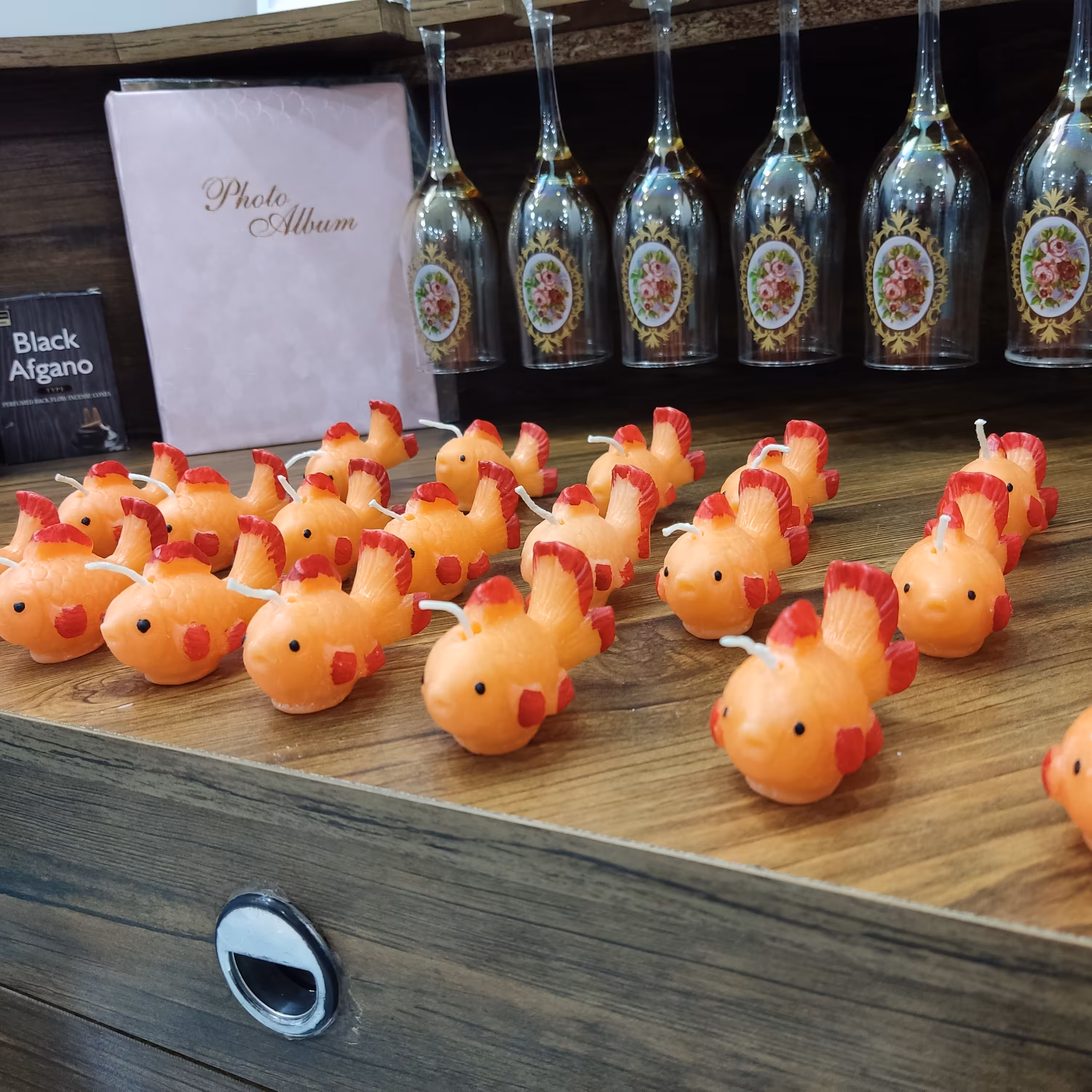 شمع ماهی قرمز عید