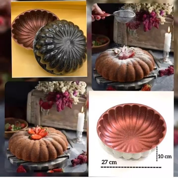 قالب کیک تفلون طرح خورشیدی