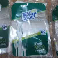 چنگال یکبارمصرف 50عددی تک ظرف