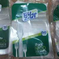 چنگال یکبارمصرف 50عددی تک ظرف