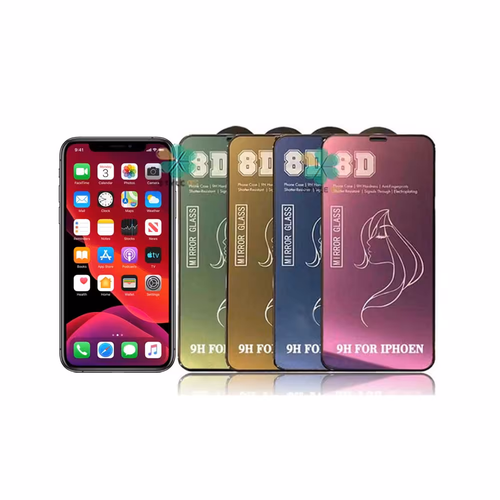 محافظ صفحه گلس گوشی آیفون Apple iPhone 12 Pro مدل آینه ای