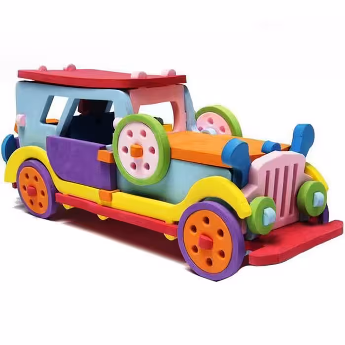 پازل فکری و ساختنی ماشین فورد کلاسیک - 12 تایی