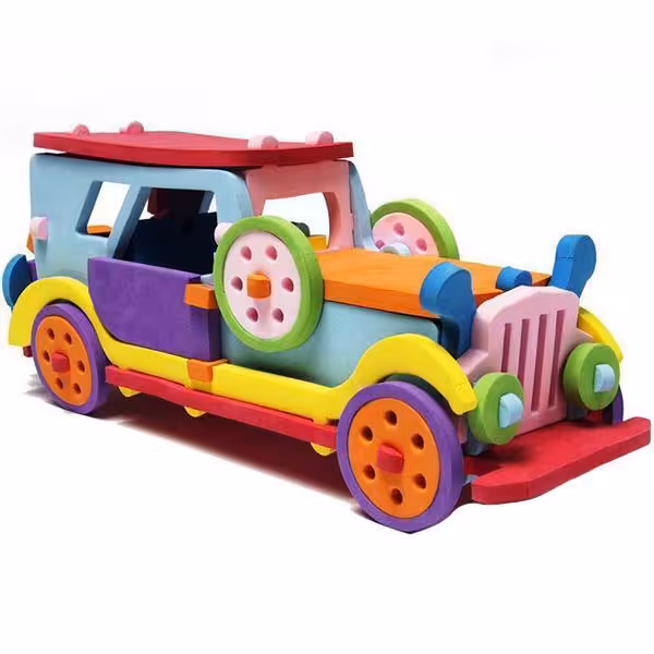 پازل فکری و ساختنی ماشین فورد کلاسیک - 12 تایی