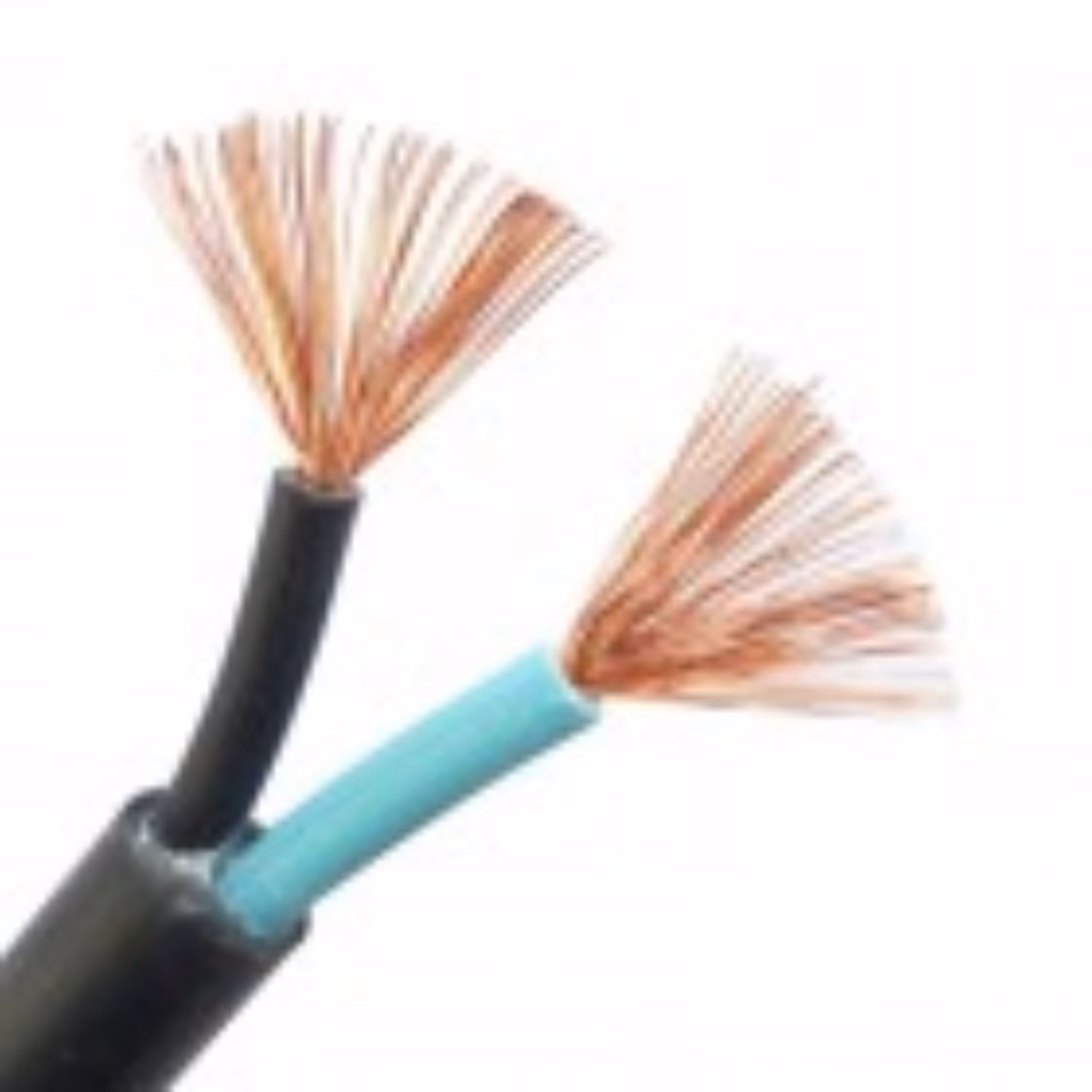 کابل افشان مس 2 رشته مقطع دو و نیم  100 متری 