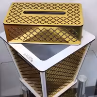 ست سطل زباله و جا دستمال کاغذی لاکچری 