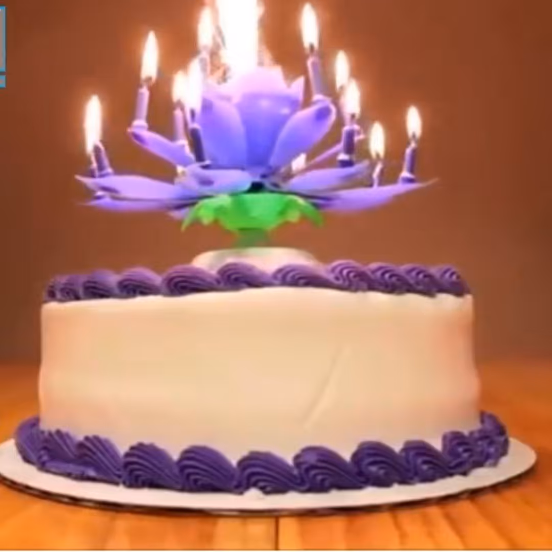 شمع موزیکال و چرخان برای مهمانی و تولید های شاد شما