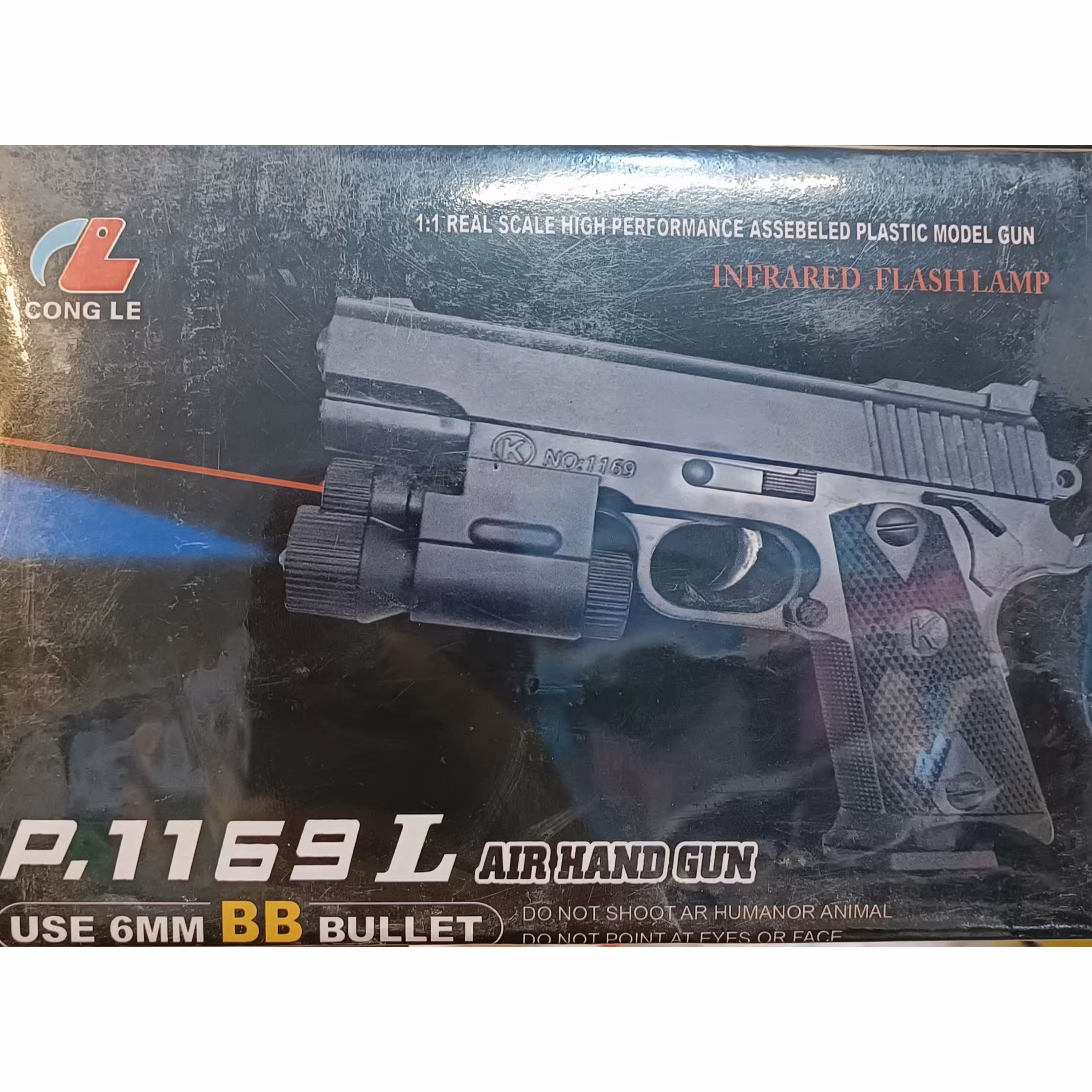 تفنگ ساچمه ای لیزردار خشاب خور  لیزر دار