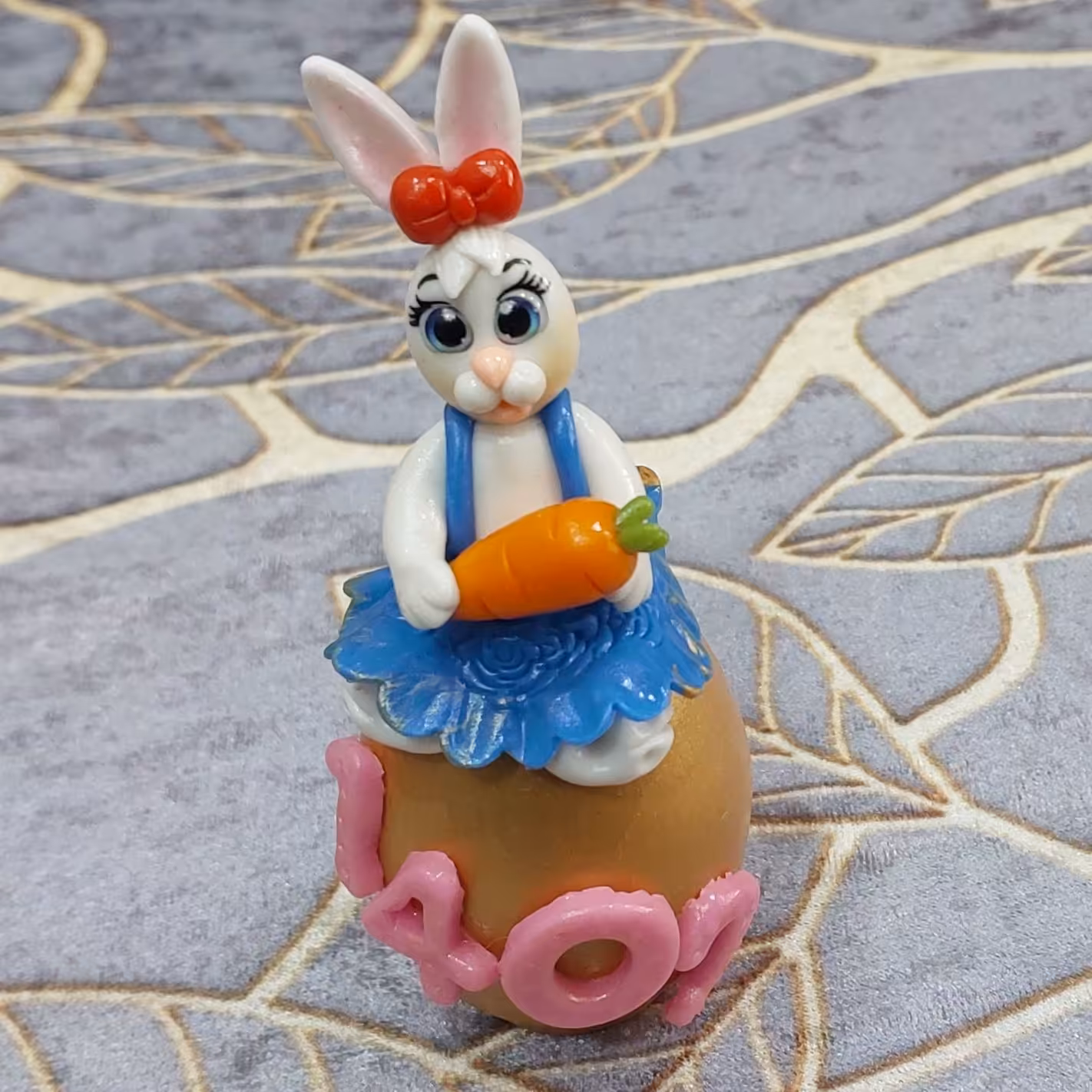 تخم مرغ  خرگوشی فانتزی  سال 1402 عیدونه های جدید طراحی دست ساز خمیری