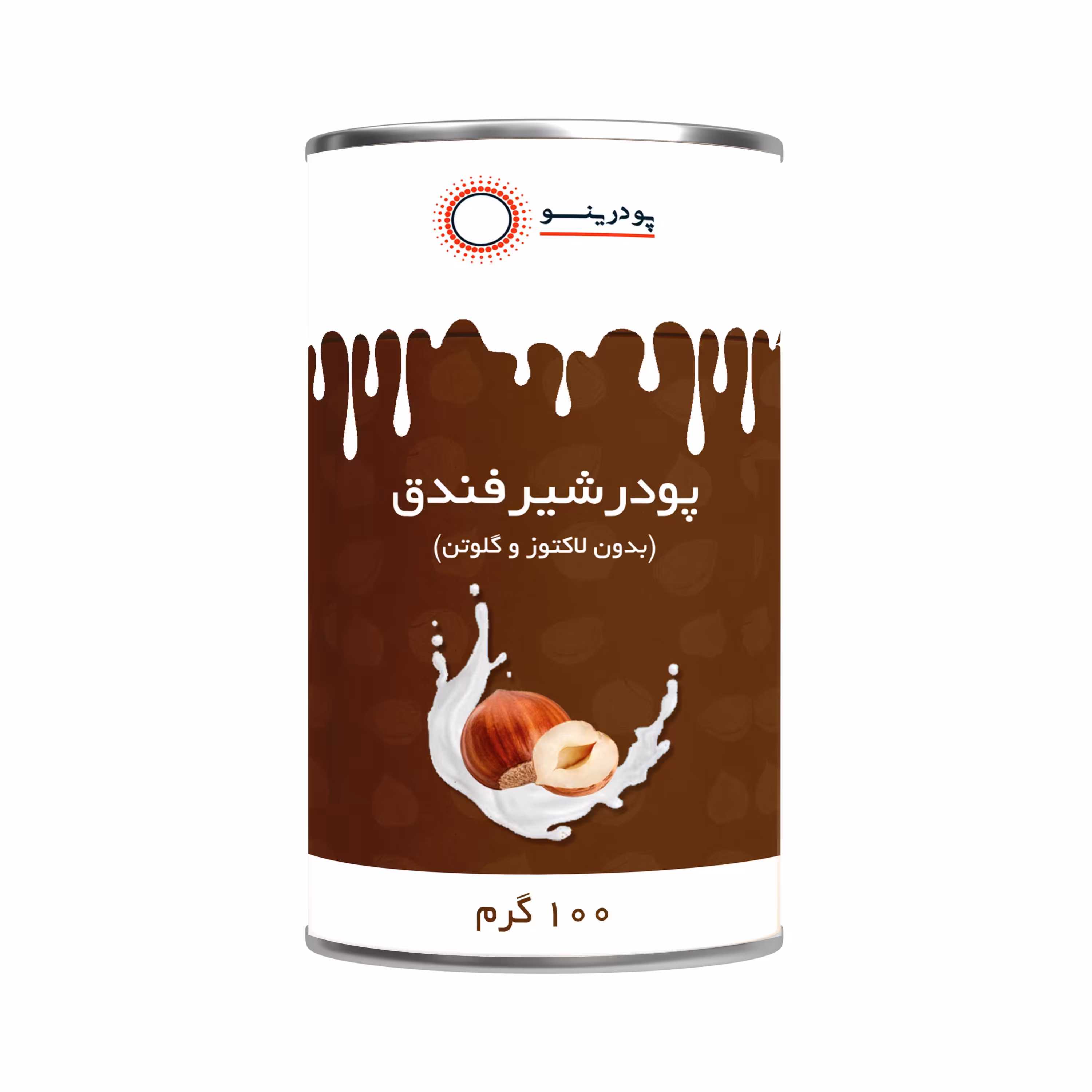 پودر شیر فندق 100 گرم پودرینو
