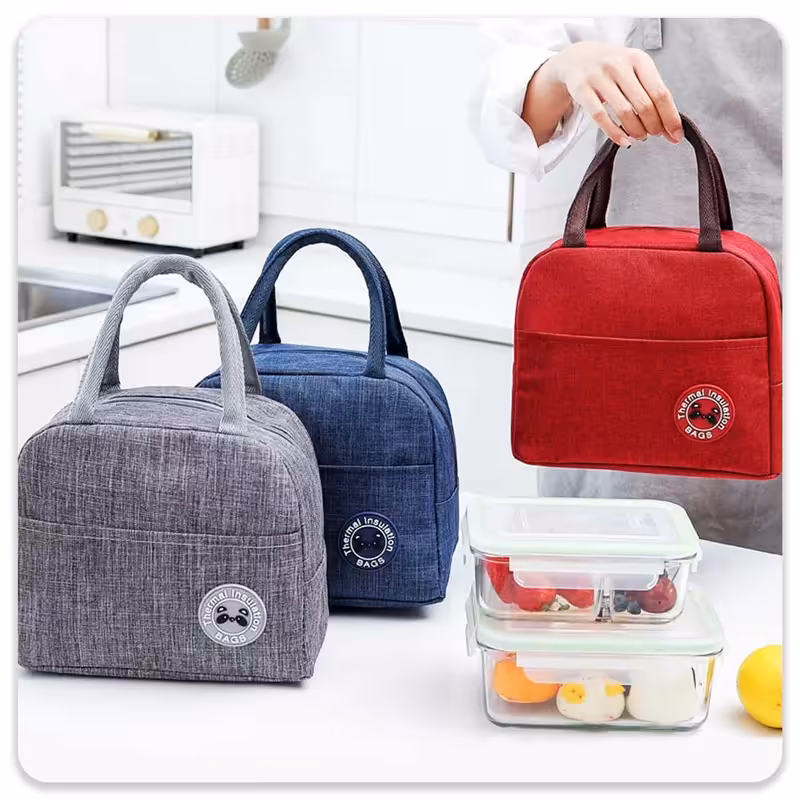 ساک غذا زیپدار ساده رنگی