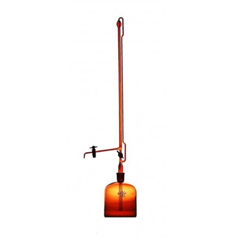بورت اتوماتیک 50 میلی لیتری با مخزن رنگی دقت 0.05 و آنتی UV وارداتی شیر تفلونی