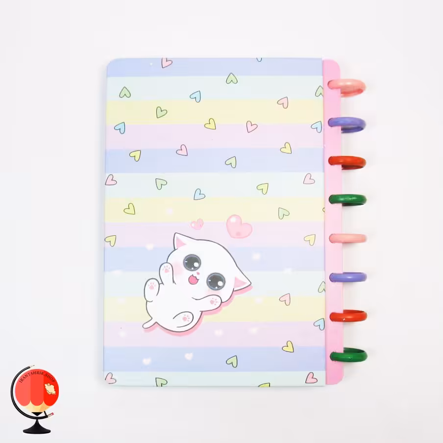 دفتر مشق 100 برگ دکمه ای طرح پیشی سویل