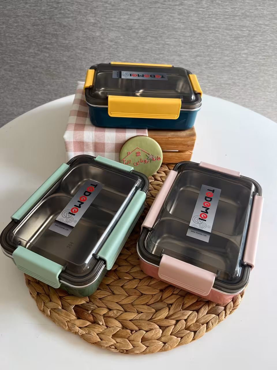 ظرف غذا داخل استیل tedemei کد 27