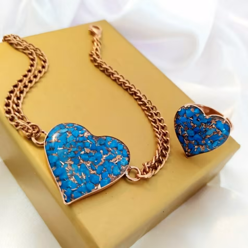 ست دستیند وانگشتر رزین