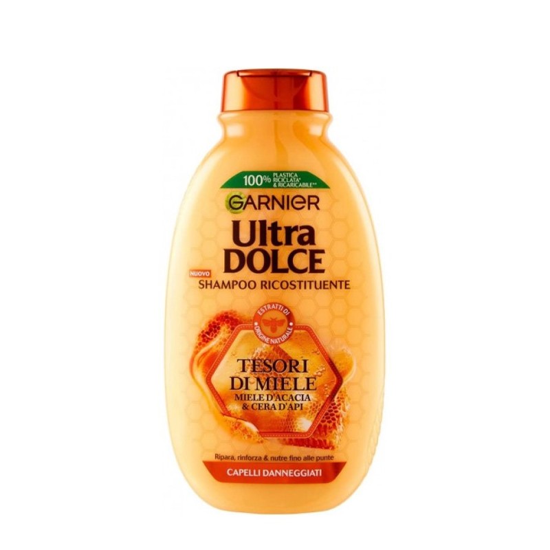 شامپو مو سری Ultra Dolce مدل Tesori Di Miele گارنیر 600 میل