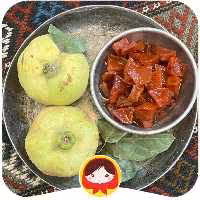 مربا به خانگی تکه ای 450 گرمی 