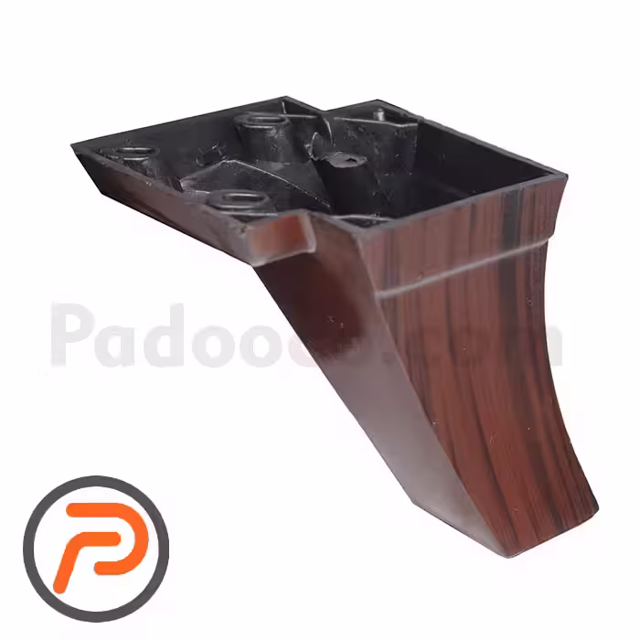 پایه پلاستیک مکعبی طرح چوب