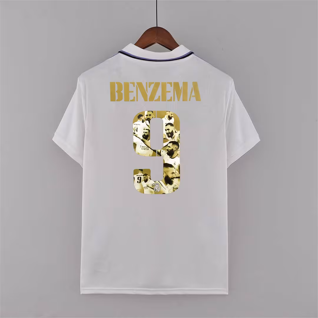لباس اول رئال مادرید 2023-2022 ویژه توپ طلا بنزما