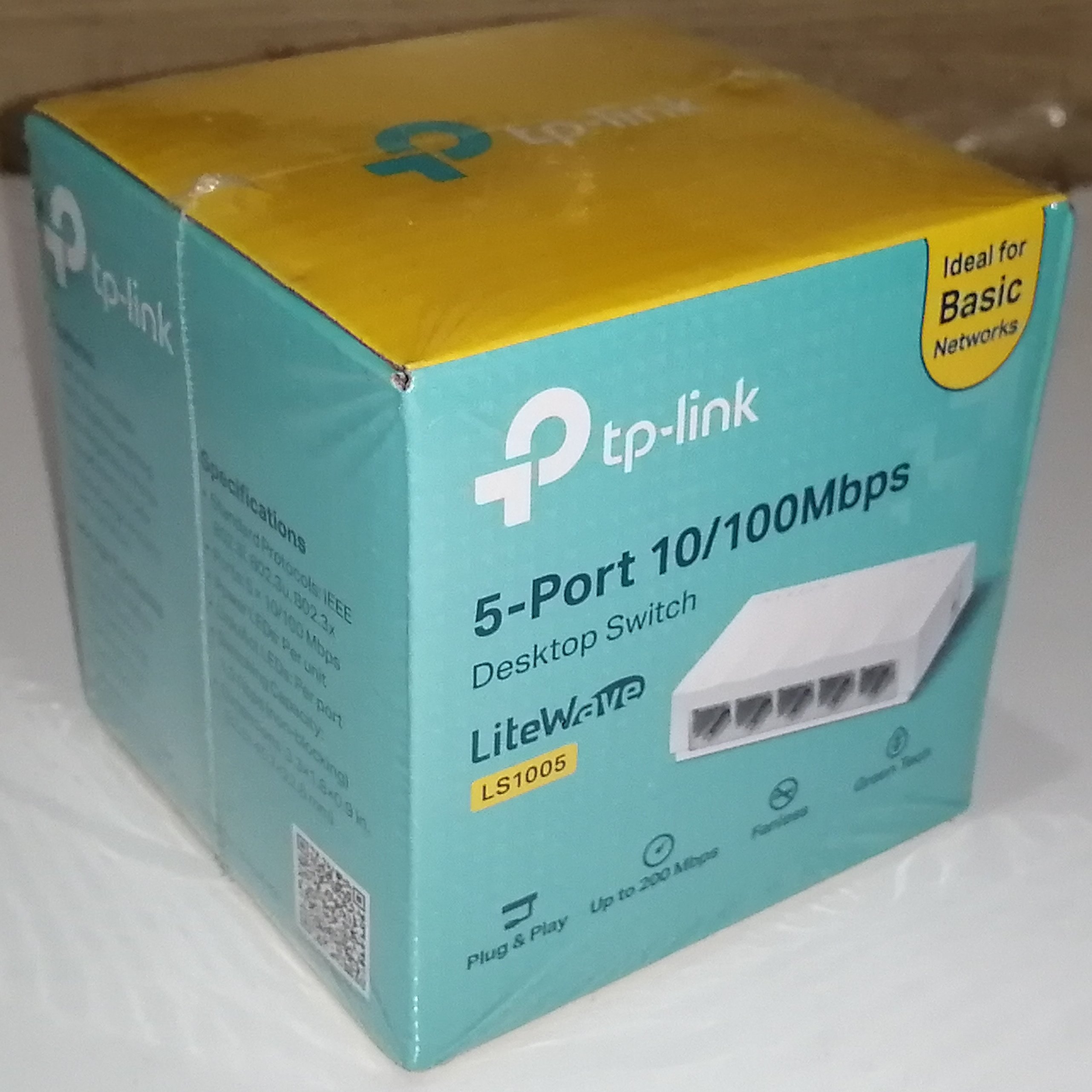 سوئیچ 5 پورت 10/100 مدل TP LINK مناسب فضاهای کوچک الی متوسط