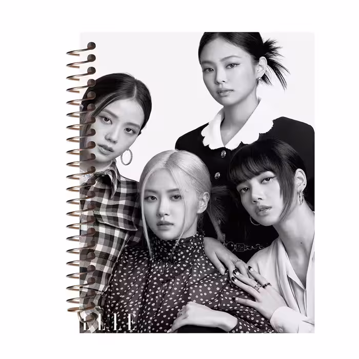 دفتر زبان مشایخ طرح بلک پینک کد Z5