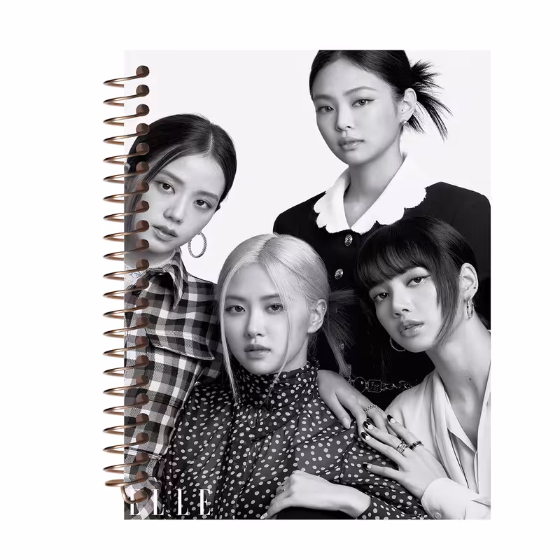 دفتر زبان مشایخ طرح بلک پینک کد Z5