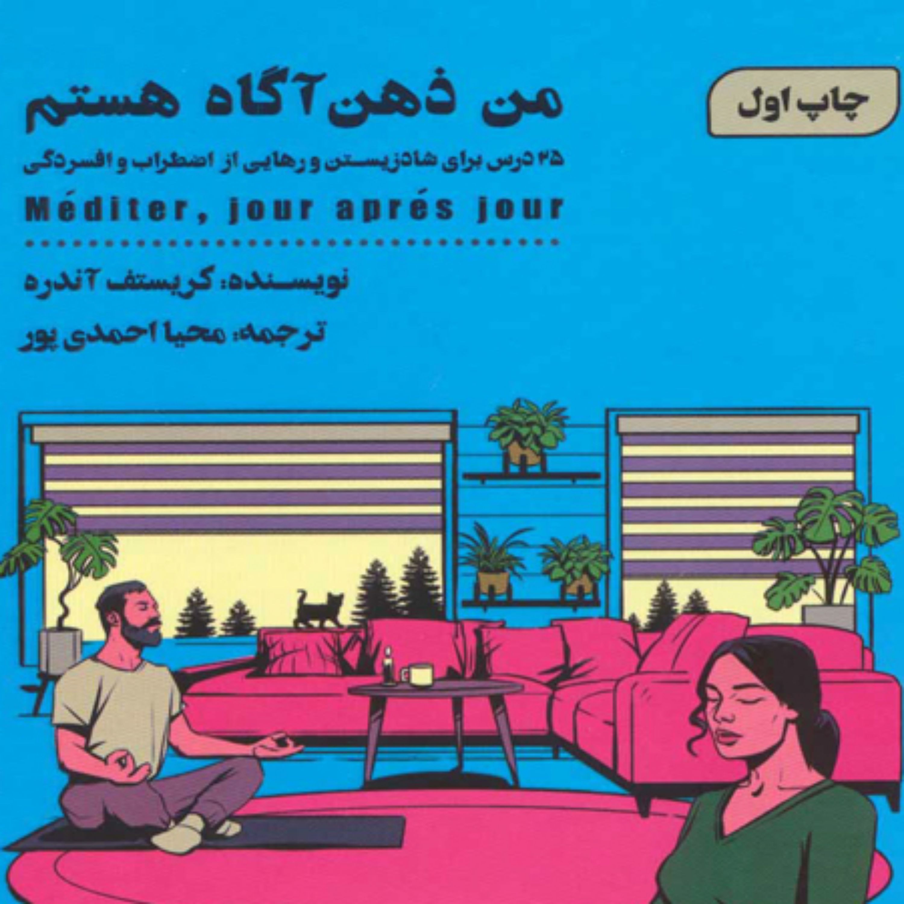 کتاب من ذهن آگاه هستم (25درس شاد زیستن،رهایی از اضطرب) اثرکریستف آندره