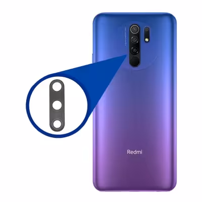 شیشه لنز دوربین گوشی شیائومی ردمی 9