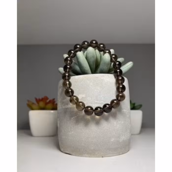 دستبند کوارتز دودی 