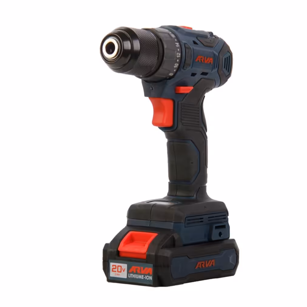 دریل پیچ گوشتی شارژی براشلس  20ولت برند آروا مدل 5815