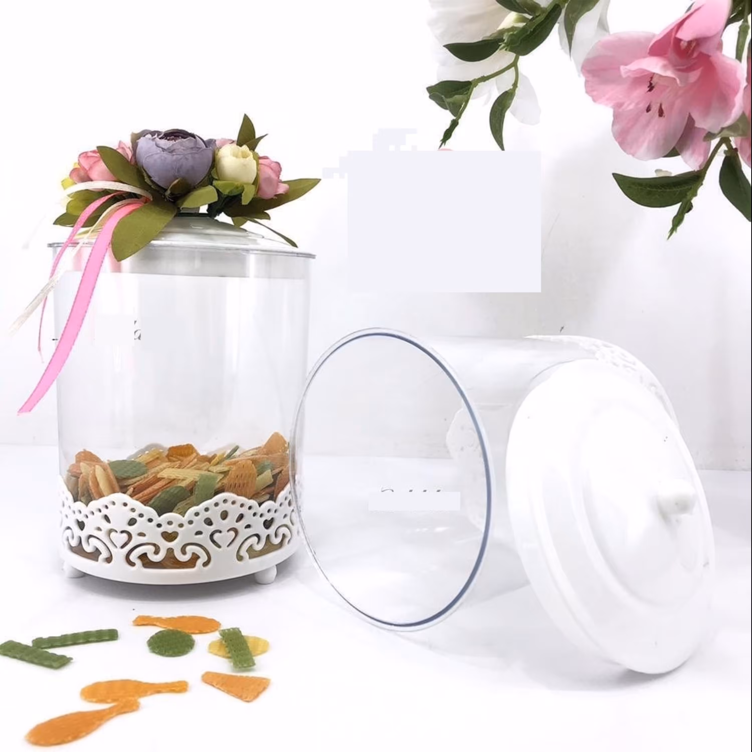 بانکه نیلوفر مدل سپید سایز متوسط