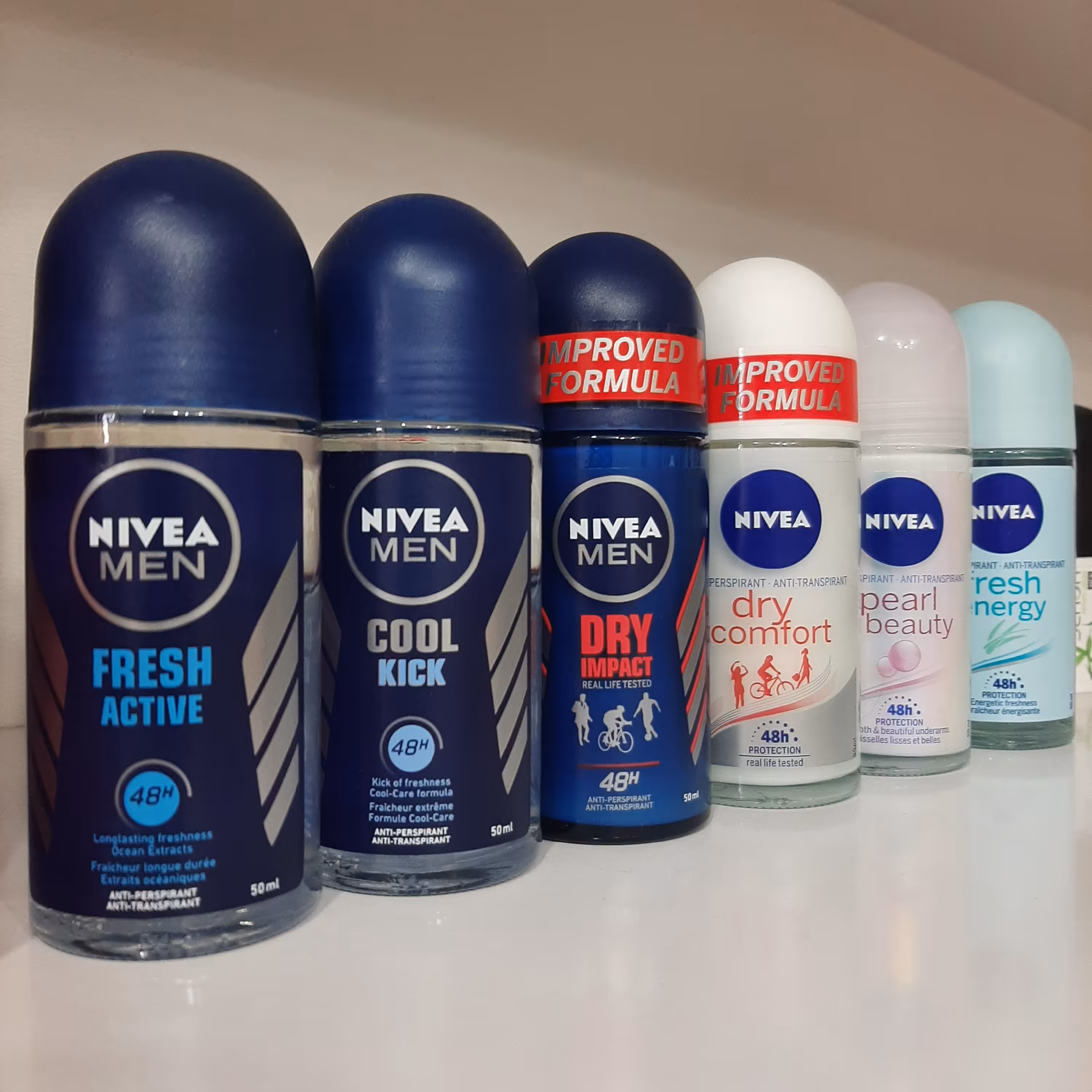 مام رولی اورجینال نیوا محصول کشور  آلمان 50 میل موجود در 6 رایحه