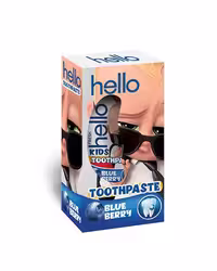 خمیر دندان تیوبی کودک هلو فرش Hello Fresh طرح بچه رئیس با طعم بلوبری 70 گرم