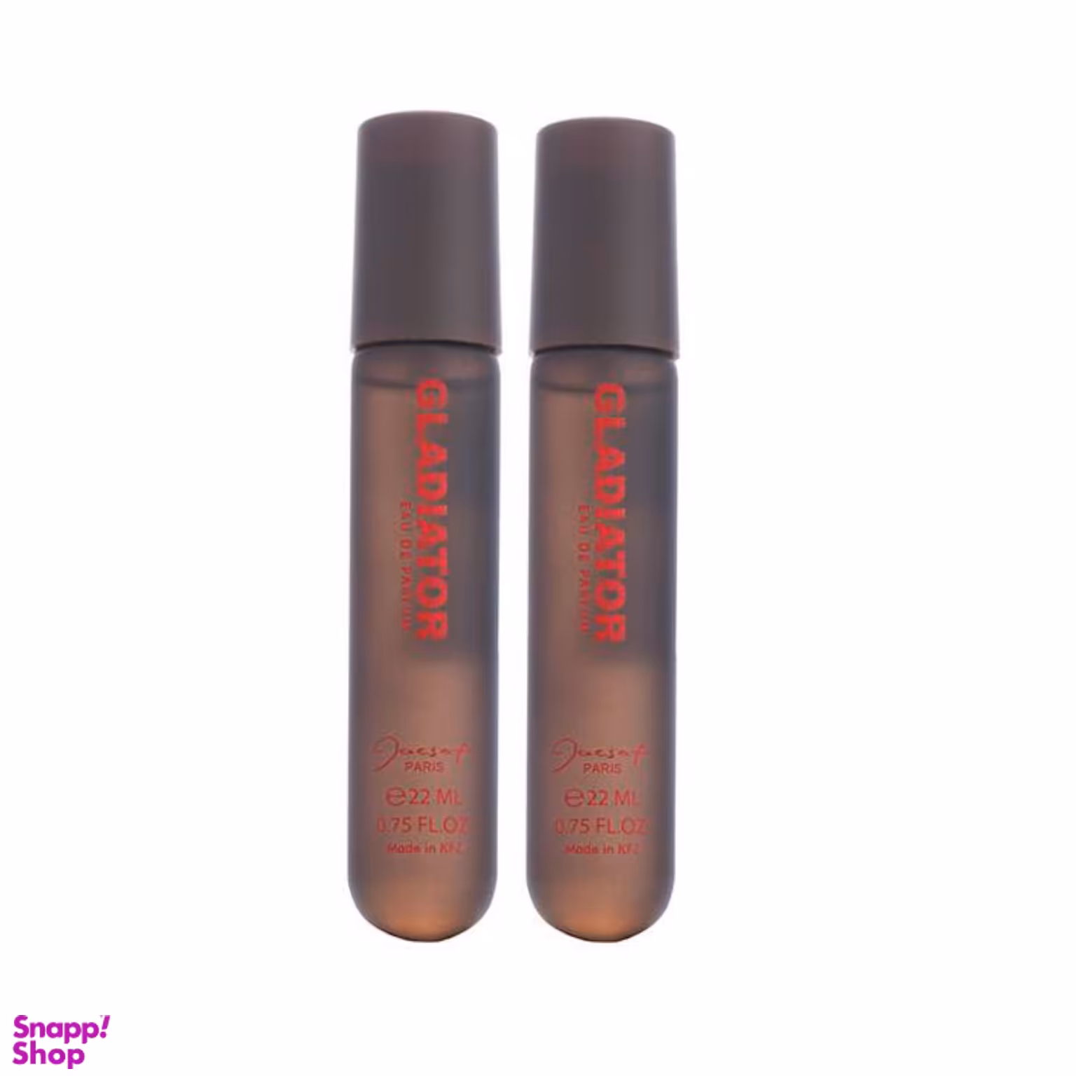 عطر جیبی مردانه ژک ساف (Jacsaf) مدل Gladiator حجم 22 میلی‌لیتر مجموعه 2 عددی