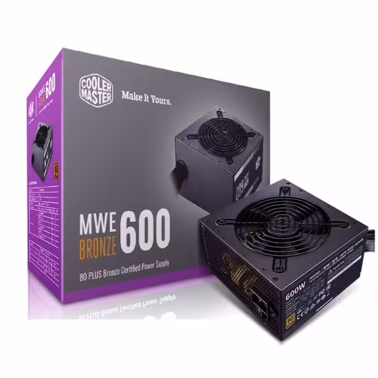 خرید منبع تغذیه Power COOLER MASTER MWE BRONZE 600 V2 با بهترین قیمت